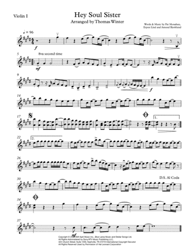 Hey, Soul Sister (arr. Thomas Winter)
