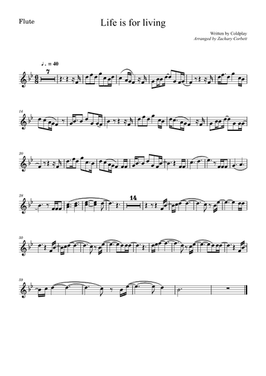 Life Is For Living (arr. Zachary Corbett)
