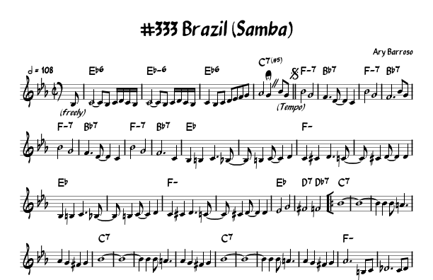 Brazil (arr. John Fries)