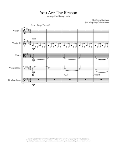 You Are The Reason (arr. Sherry Lewis)