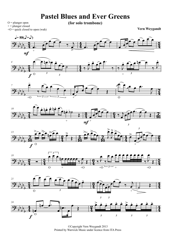 Pastel Blues (and Ever Greens)