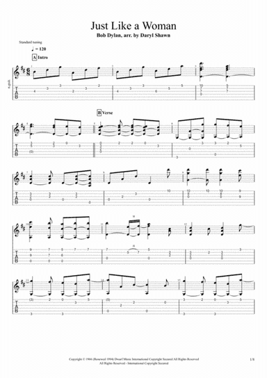 Just Like A Woman (arr. Daryl Shawn)
