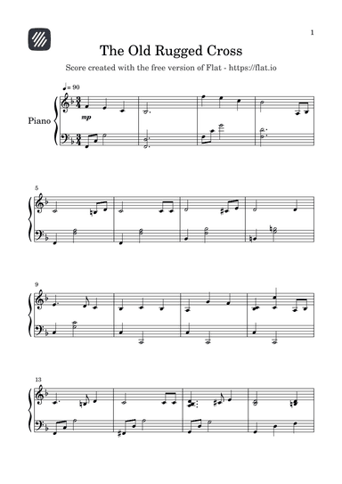 The Old Rugged Cross (arr. Charity Skelly)