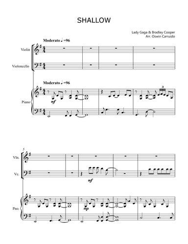 Shallow (arr. Oswin Carruido)