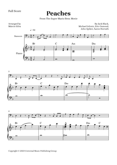 Peaches (arr. Márcio Silva)