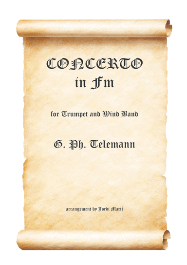 Concert in Fm for trumpet & wind band (arr. JORDI MARTI)