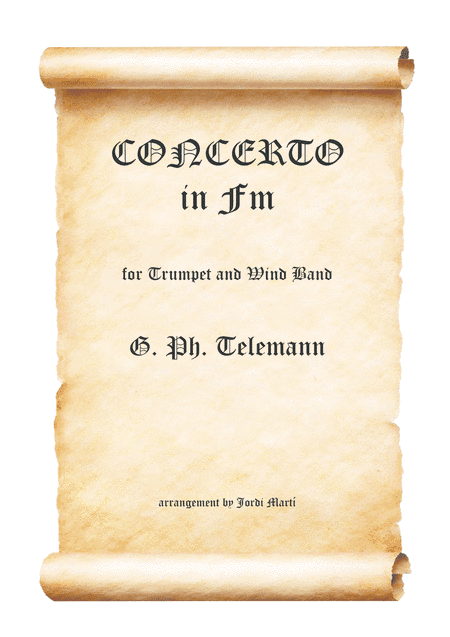 Concert in Fm for trumpet & wind band (arr. JORDI MARTI)