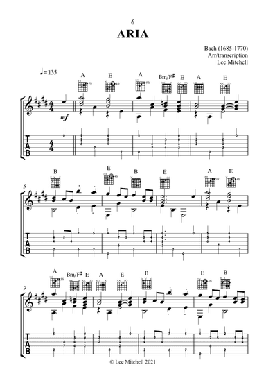 ARIA (arr. Lee Mitchell)