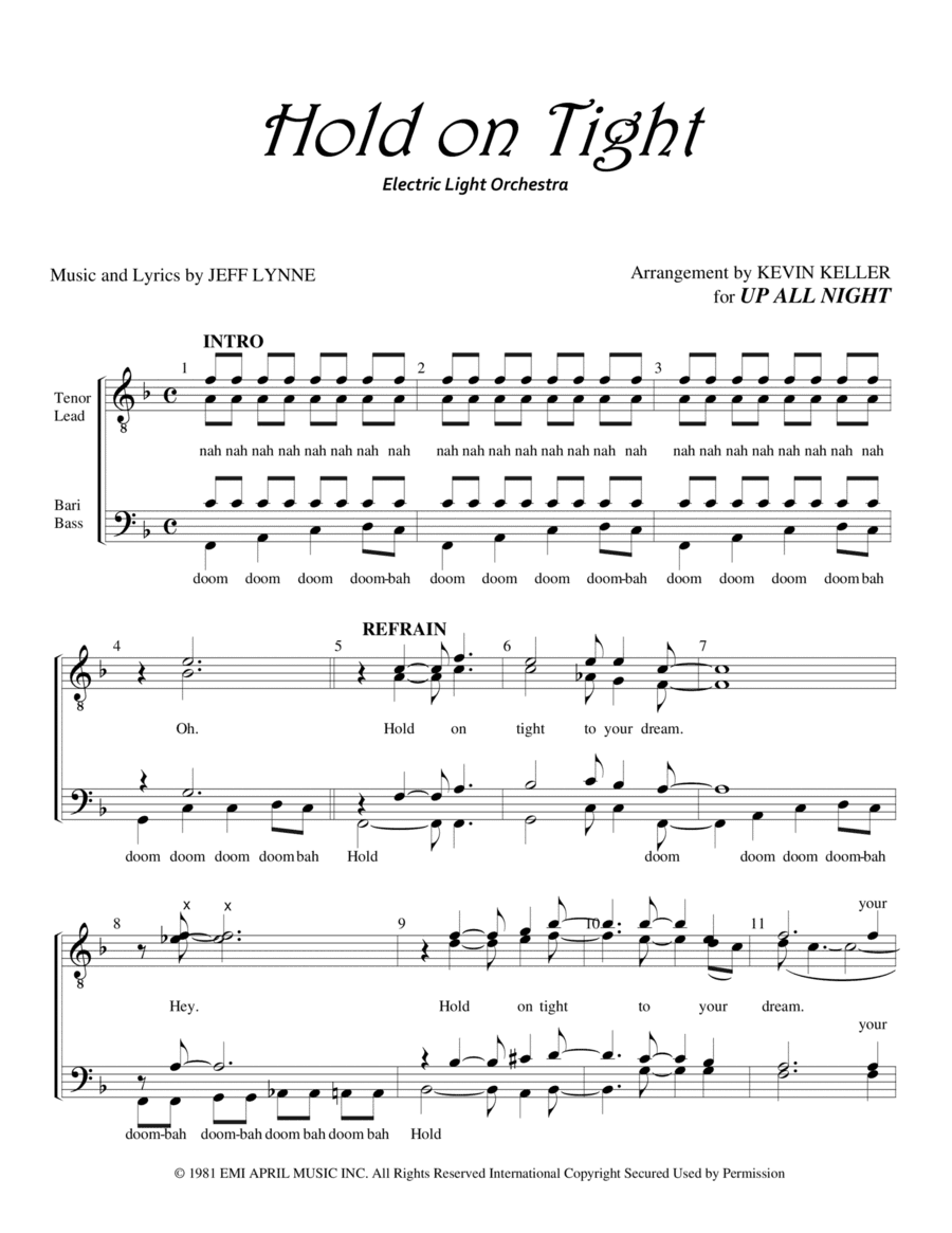 Hold On Tight (arr. Kevin Keller)