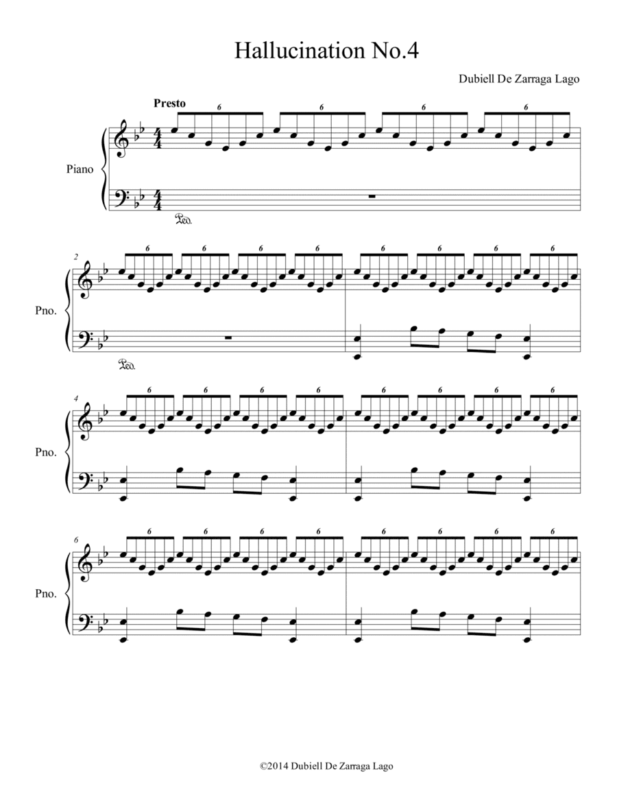 Hallucinations for Piano No.4