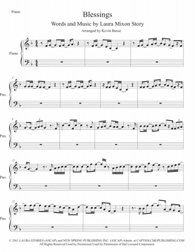 Blessings (arr. Kevin Busse)