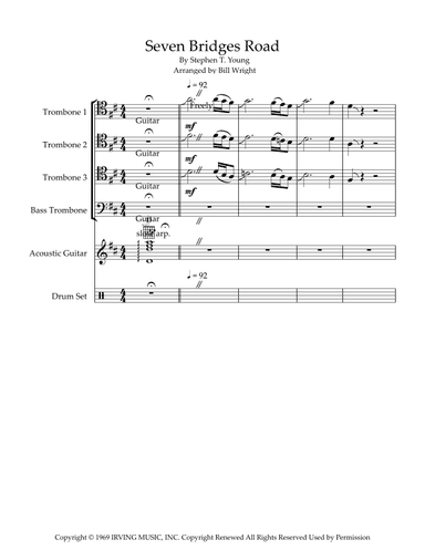 Seven Bridges Road (arr. Bill Wright)