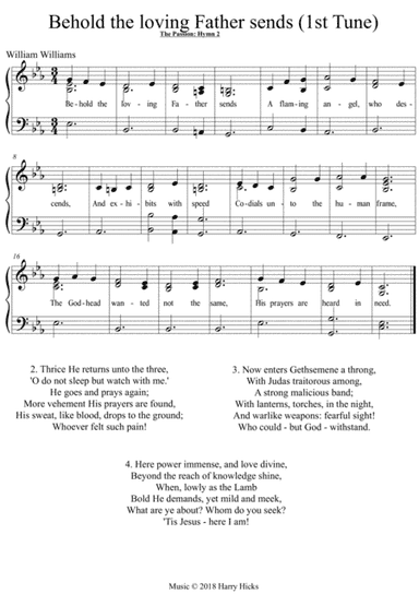 Behold, the loving Father (William Williams' The Passion)