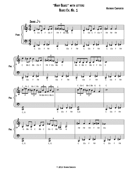 Navy Blues (Includes Letter Designation)