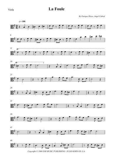 La Foule (arr. Wesley S. SIlva)