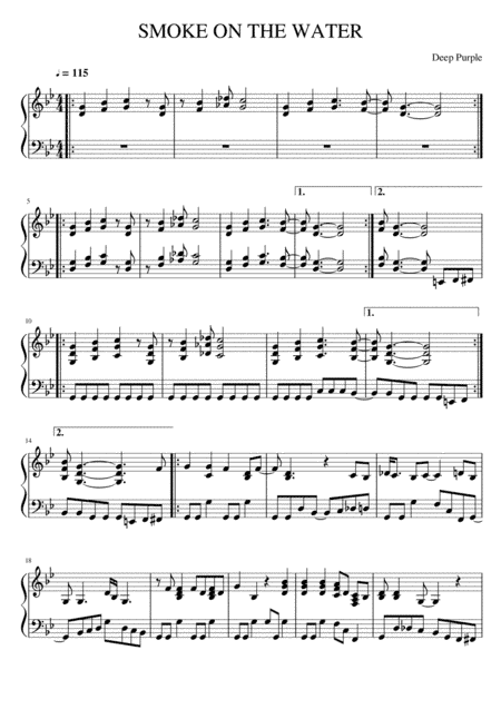 Smoke On The Water (arr. Nicoletta Cleto)