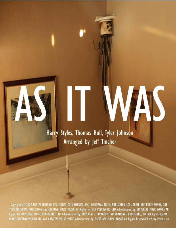 As It Was (arr. Jeff Tincher)