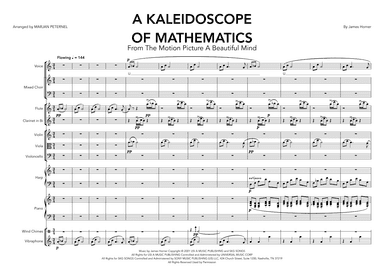 A Kaleidoscope Of Mathematics (arr. Marjan Peternel)