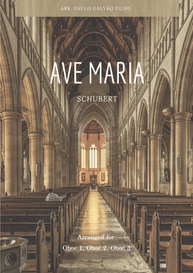 AVE MARIA - SCHUBERT - OBOE TRIO (arr. Paulo Galvão Filho)