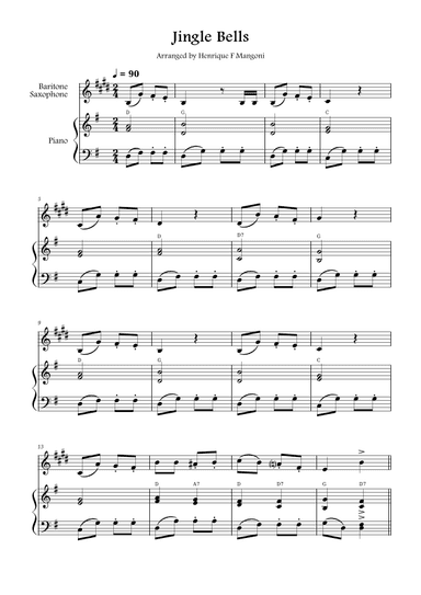 Jingle Bells (arr. Henrique F Mangoni)