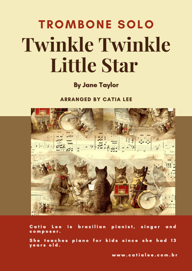 Twinkle Twinkle Little Star - Trombone Solo C Major (arr. Catia Lee)