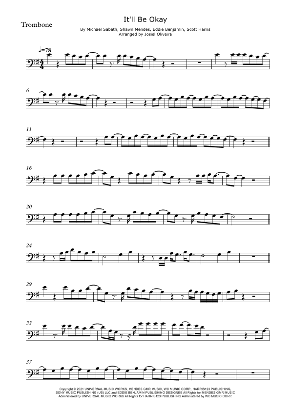 It'll Be Okay (arr. Josiel Oliveira)