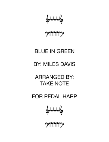 Blue In Green (arr. Take Note)