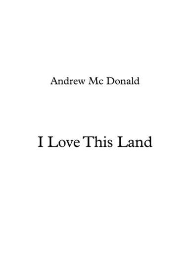 I Love This Land