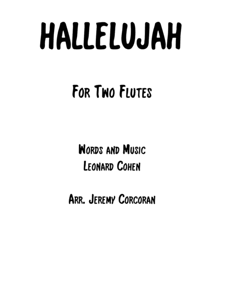 Hallelujah (arr. Jeremy Corcoran)