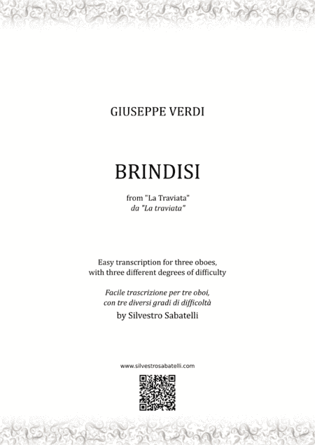 Brindisi - La Traviata (arr. Silvestro Sabatelli)