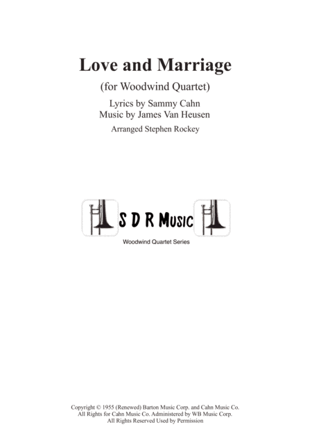 Love And Marriage (arr. Stephen Rockey)