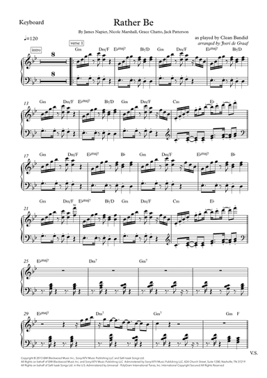 Rather Be (arr. Joeri de Graaf)