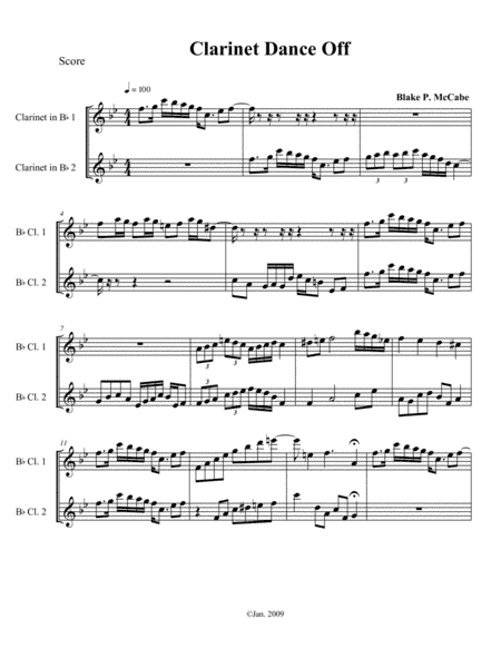Clarinet Dance-Off