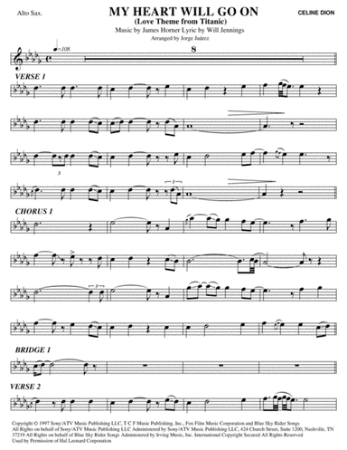 My Heart Will Go On (Love Theme from Titanic) (arr. Jorge Juárez)