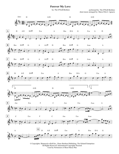 Forever My Love (arr. Marco Polo C. Ignacio)