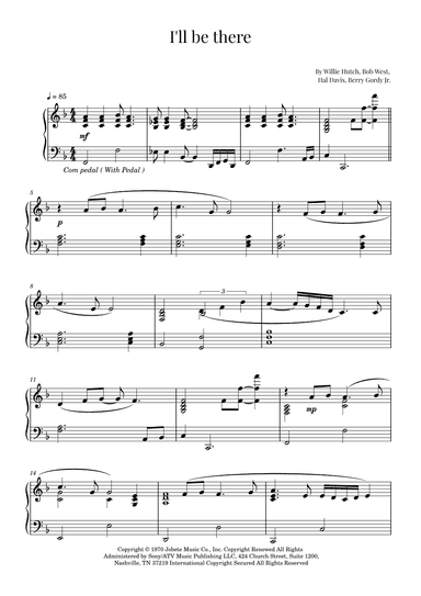 I'll Be There (arr. Roger da Luz)