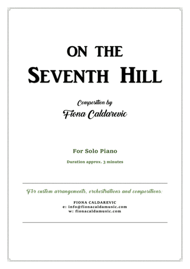 On The Seventh Hill - a solo piano adventure