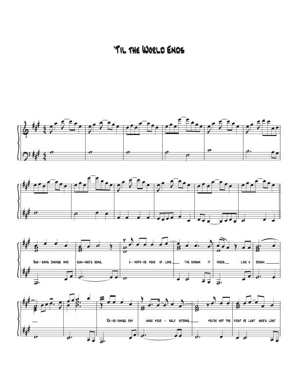 Till The World Ends (arr. Biegler)