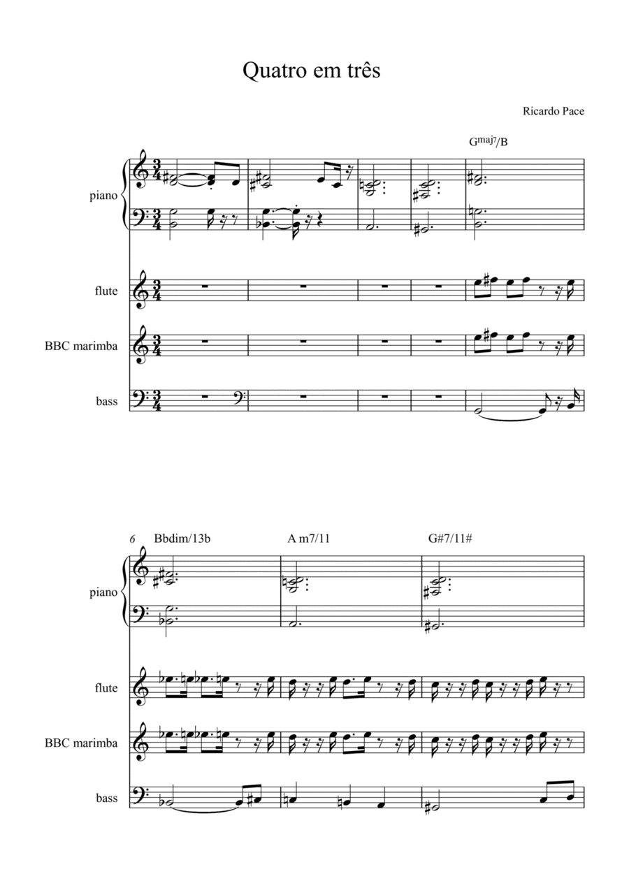 Quatro em três (Jazz Waltz)