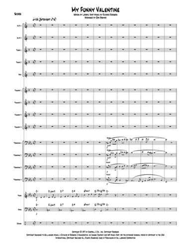 My Funny Valentine (arr. Don Bowyer)