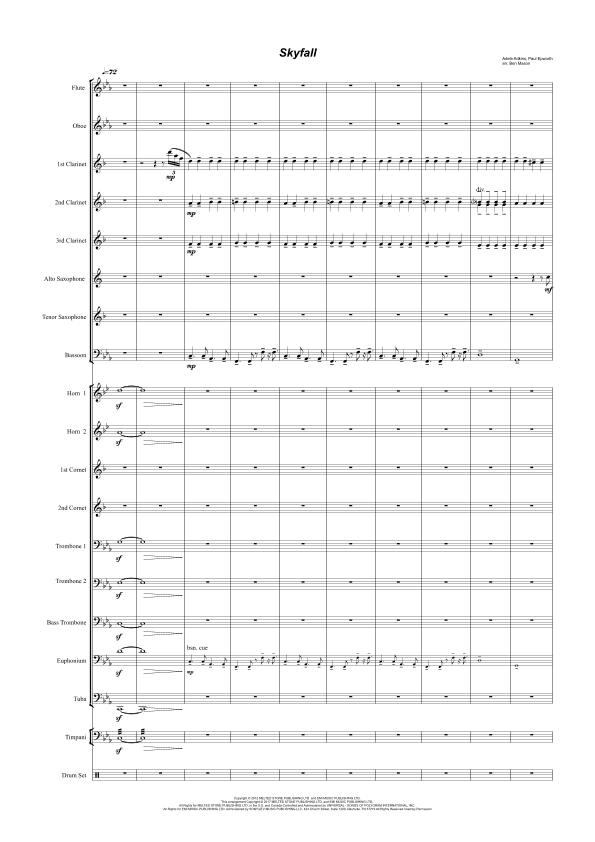 Skyfall (arr. Ben Mason)
