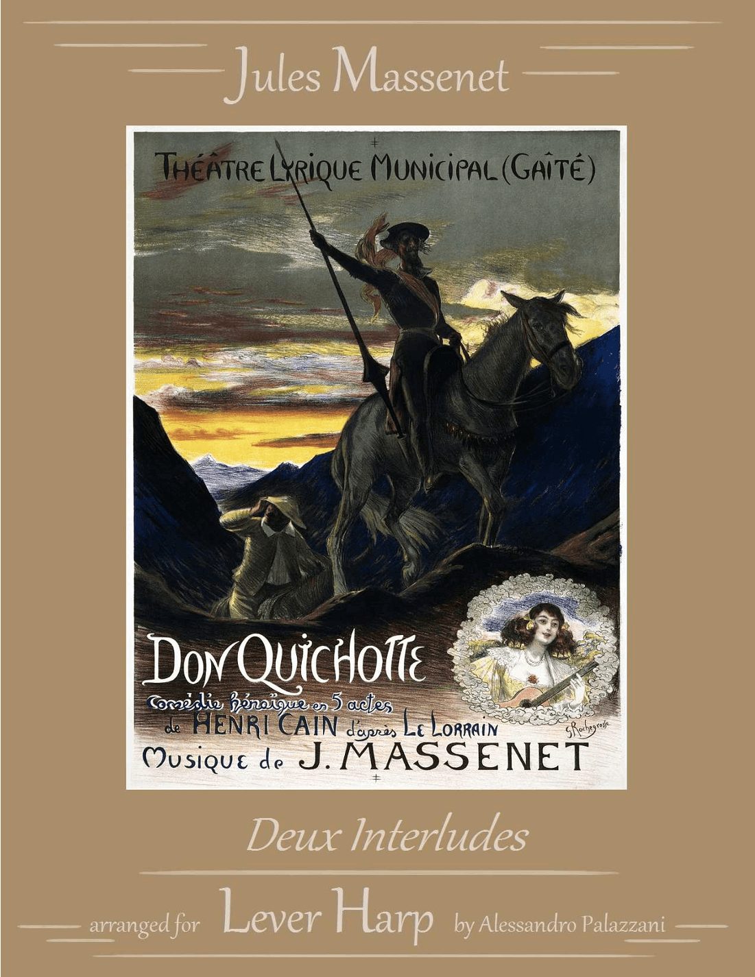 DON QUICHOTTE: 2 interludes from the opera - Solo Lever Harp (arr. Alessandro Palazzani)