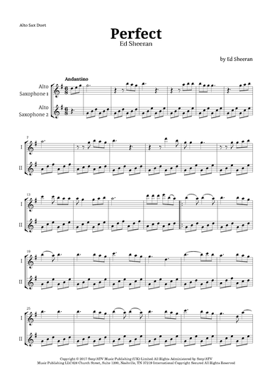 Perfect (arr. Langanho)