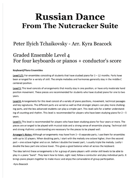 Russian Dance (arr. Kyra Beacock)