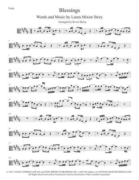 Blessings (arr. Kevin Busse)
