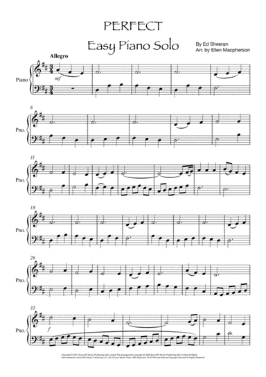 Perfect (arr. Ellen Macpherson)