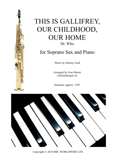 This Is Gallifrey: Our Childhood. Our Home (arr. Ivan Marini)