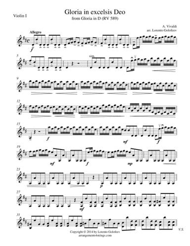 Gloria in excelsis Deo (arr. Lorento Golofeev)