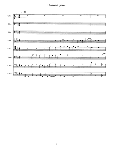 Dona Nobis Pacem (arr. William Taylor)