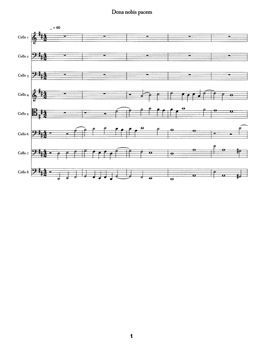 Dona Nobis Pacem (arr. William Taylor)